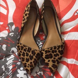 - J Crew Leopard print flats